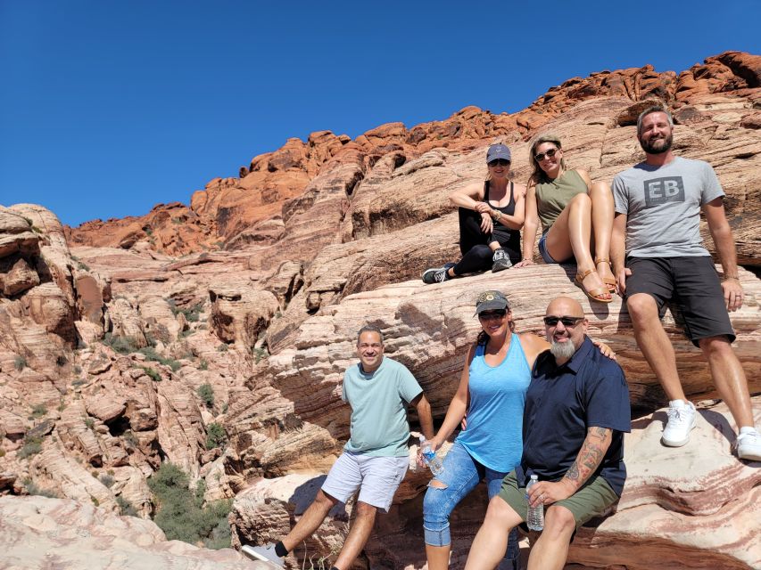 From Las Vegas: Red Rock Electric Car Self Drive Adventure - Returning through downtown Las Vegas