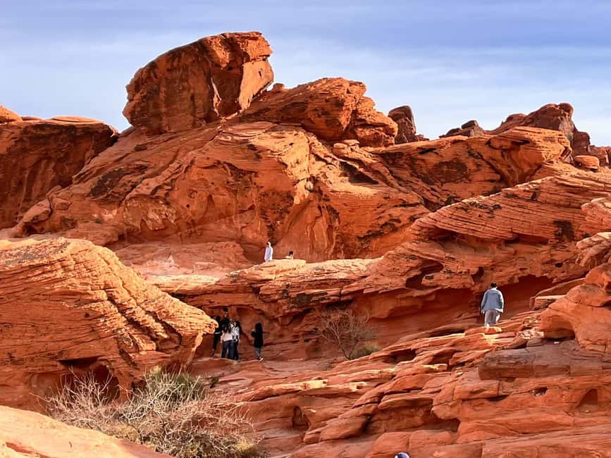 From Las Vegas: Valley of Fire State Park Guided Day Tour - Visitor center, Rainbow Vista, and Fire Canyon