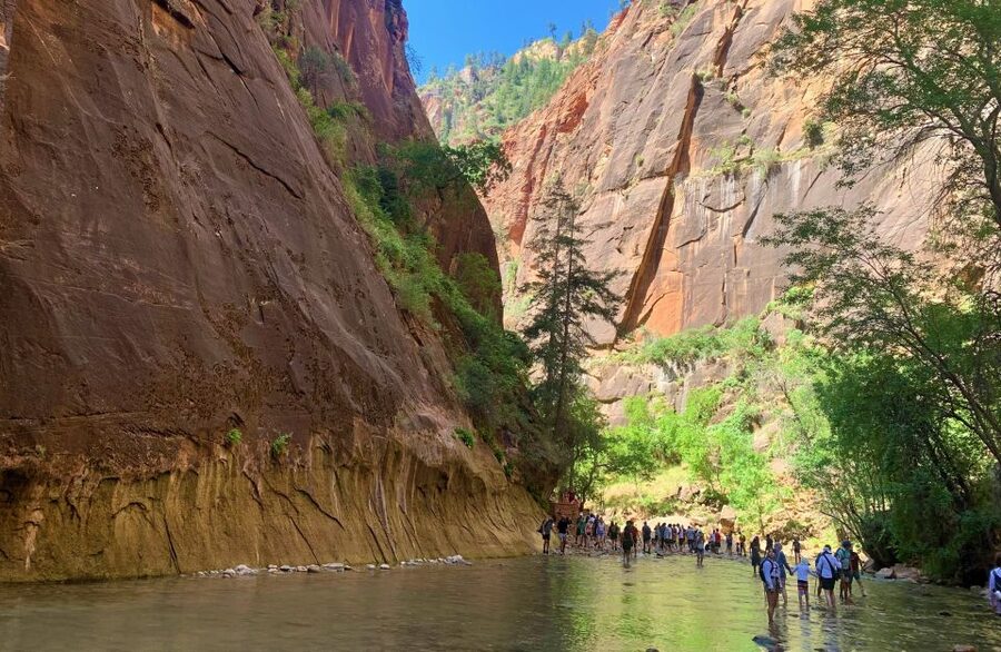 From Las Vegas: Zion National Park Small Group Adventure - Entering Zion through Checkerboard Mesa and the tunnel