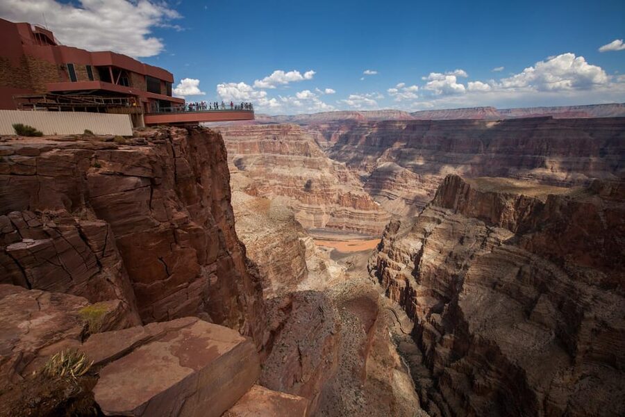 From Vegas: Grand Canyon Helicopter with Eagle Point Landing - Hoover Dam, the Bypass Bridge, and the Mojave Desert