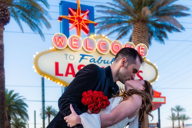 Get Married at the Fabulous Las Vegas Sign + Photos - Susan, Denise, and the human touch