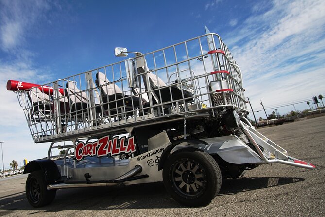 Giant Shopping Cart Limo Ride in Las Vegas - Daytime or evening: which departure makes sense?