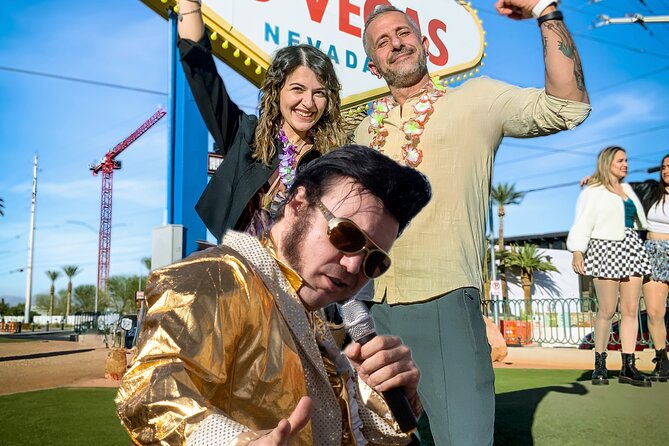 Gold Elvis Wedding or Vow Renewal at Las Vegas Sign - Is $98 per person a fair price?