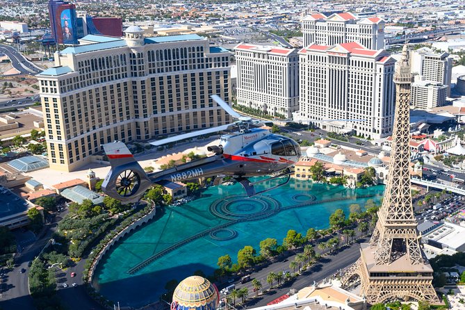 Grand Canyon Deluxe Helicopter Tour with Landing from Las Vegas - The 45-minute return over the Las Vegas Strip
