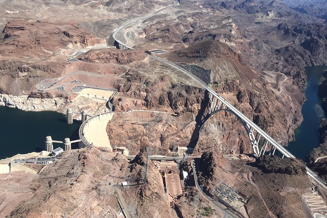 Grand Canyon Helicopter Flight with Sunset Valley of Fire Landing - Hoover Dam, Lake Mead, and Fortification Hill