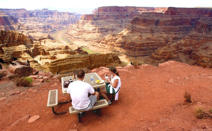 Grand Canyon West & Hoover Dam Combo Tour - Three hours at Grand Canyon West