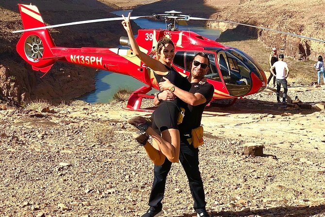 Grand Canyon West Rim Helicopter Tour with Champagne Toast - Grand Canyon West at 3,200 feet below the rim