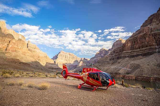 Grand Canyon West Rim Helicopter Tour with Champagne Toast - From hotel pickup to Boulder City check-in