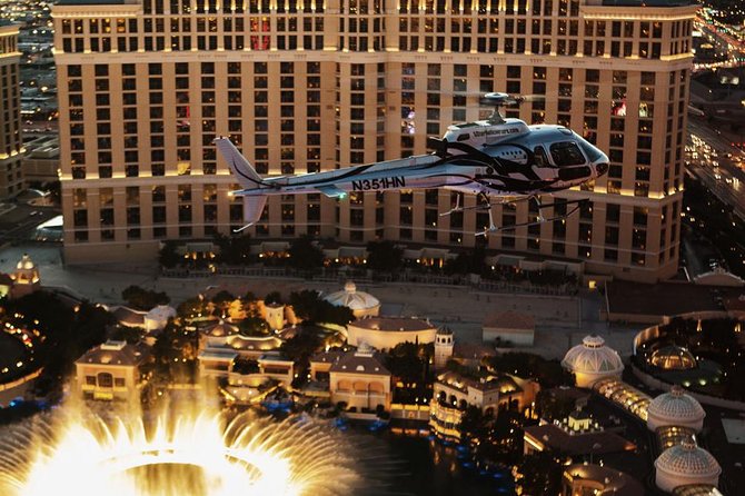Helicopter Flight of the Las Vegas Strip with Eiffel Tower Dinner - A dinner reservation with the Strip at your feet