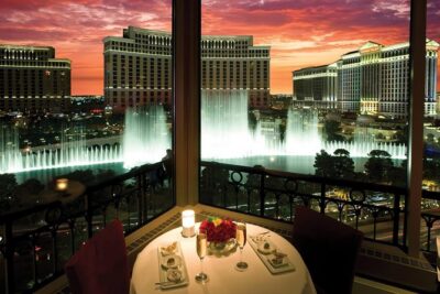 Helicopter Flight of the Las Vegas Strip with Eiffel Tower Dinner