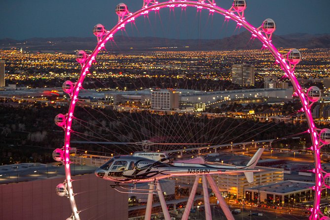 Helicopter Flight of the Las Vegas Strip with Eiffel Tower Dinner - Ten minutes over the Las Vegas Strip