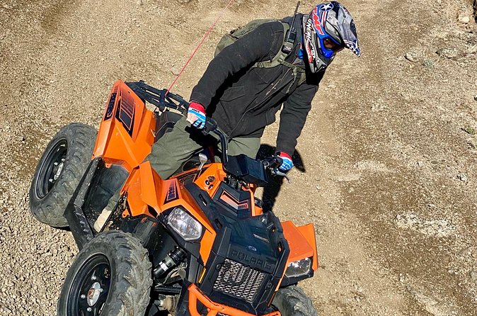 Hidden Valley and Primm Extreme ATV Tour from Las Vegas - The Roach dry lake is the speed section