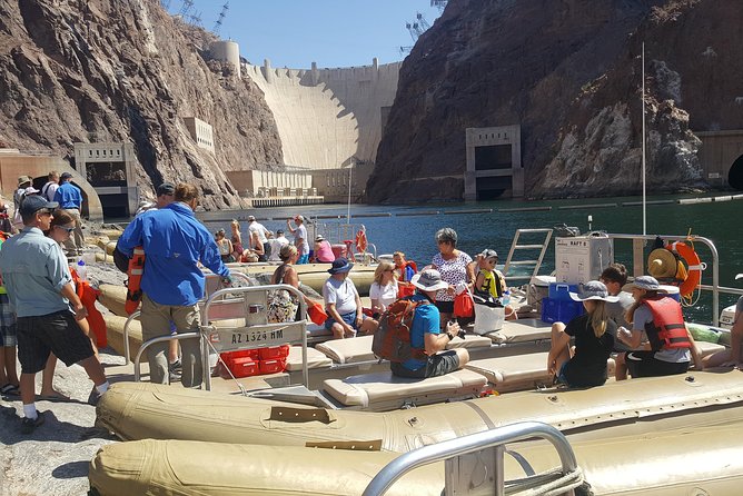Hoover Dam 1.5‑Hour Raft Tour in Black Canyon - Hoover Dam from the base
