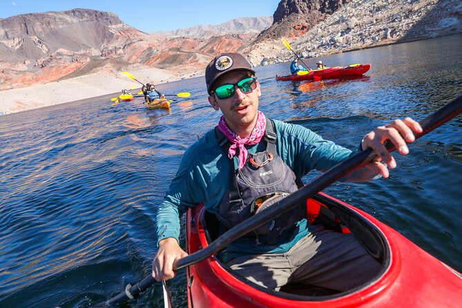 Hoover Dam Discovery Kayak Tour with Lake Mead Views - Paddling below 800-foot cliffs