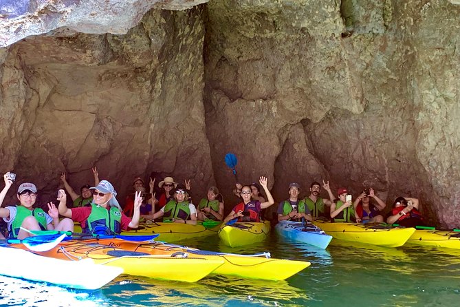 Hoover Dam Kayak Tour with Shuttle - Hot Springs & Emerald Cave - Waterfalls, wildlife, and desert details