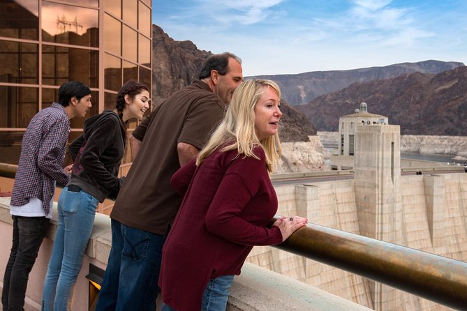 Hoover Dam Top-to-Bottom Tour—Dam Walk, Powerplant & River Float - Hoover Dam from the Arizona and Nevada sides
