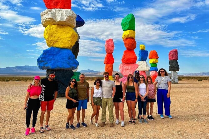 Hoover Dam Walk-On-Top Tour w/ Seven Magic Mountains & Vegas Sign - The Las Vegas sign in a quick 15-minute stop