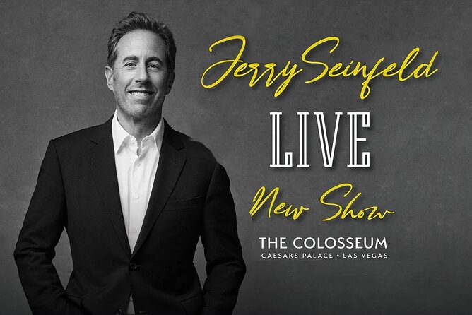 Jerry Seinfeld at the Colosseum at Caesars Palace Ticket - Choosing among six seating options