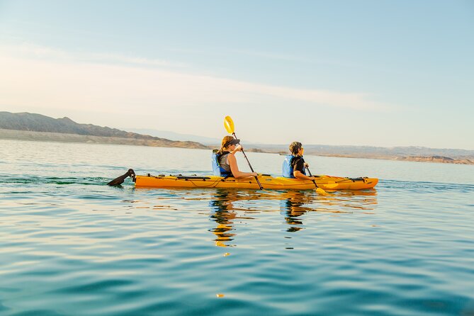 Lake Mead Sunset Kayak Tour with Dinner, Swim & Campfire - Booking and cancellation details to keep in mind