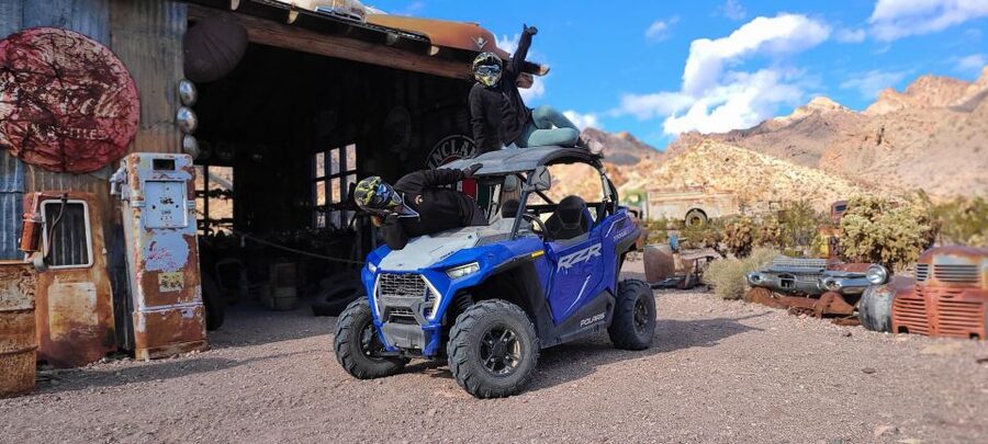 Las Vegas: 2.5-Hour Eldorado Canyon ATV & Ghost Town Tour - Walking through the 1861 mining town