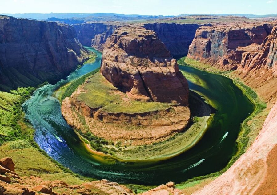Las Vegas: Antelope Canyon and Horseshoe Bend Airplane Tour - What you see over Hoover Dam and the Arizona desert