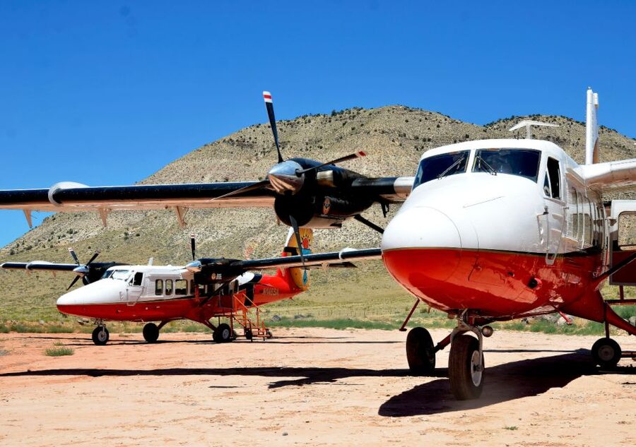 Las Vegas: Antelope Canyon and Horseshoe Bend Airplane Tour - Morning pickup and the Boulder City terminal
