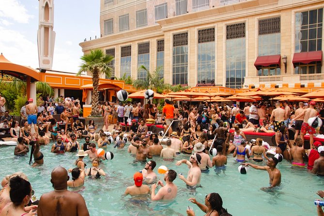 Las Vegas Day Club Crawl & Party Bus VIP Tour - Hosts, group size, and the social side
