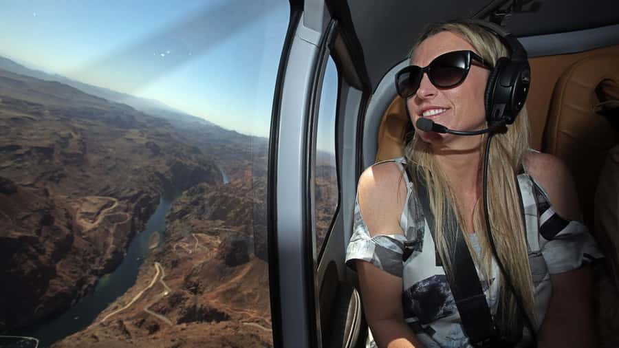 Las Vegas: Daytime Hoover Dam & Las Vegas Strip Heli Flight - Hoover Dam from above