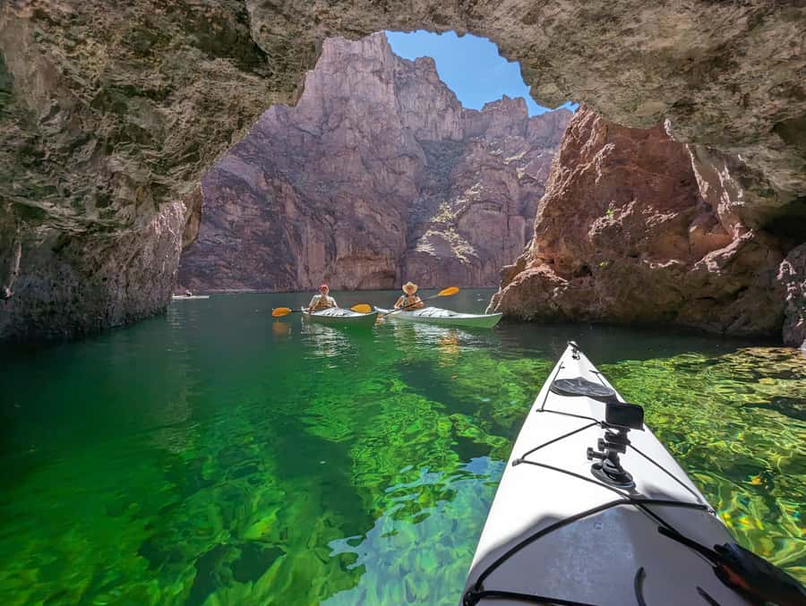 Las Vegas: Emerald Cave Kayak Tour with Photos - Paddling into Black Canyon