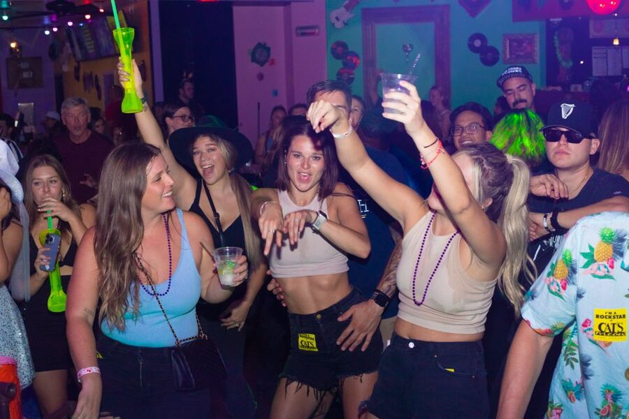 Las Vegas Fremont Street Bar Crawl (party bus add-on option) - Stops two and three: comparing Fremont venues