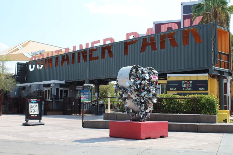 Las Vegas: Fremont Street Experience & Downtown Walking Tour - East Fremont, where downtown changes character