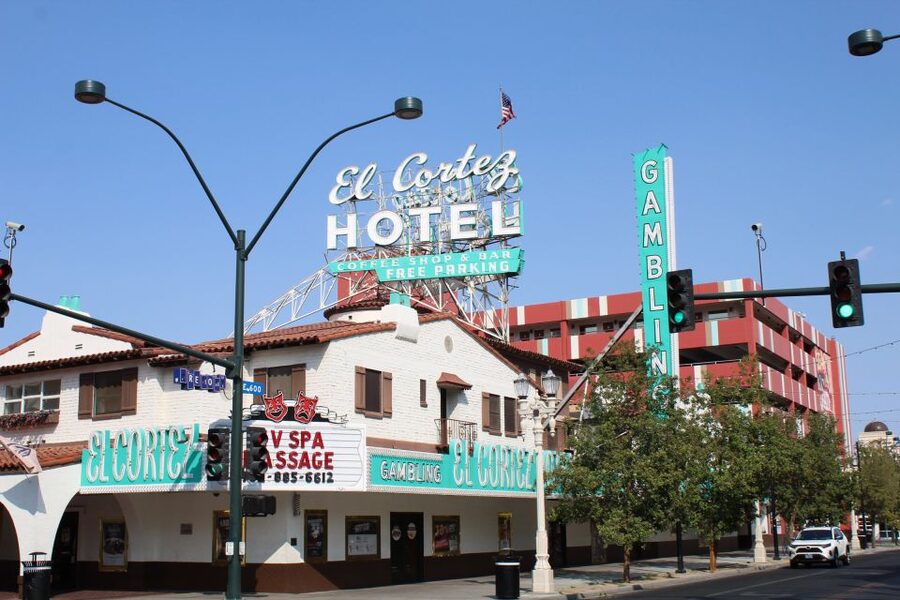 Las Vegas: Fremont Street Experience & Downtown Walking Tour - El Cortez and the Mob-era connection