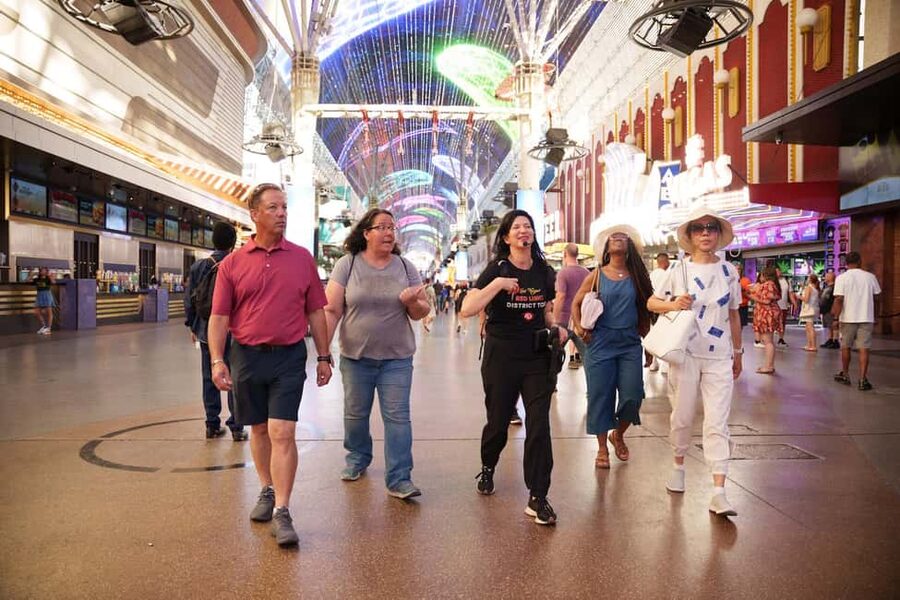 Las Vegas: Fremont Street Secrets & Red Light History Walk - Fremont Hotel, Fremont Street, and El Cortez