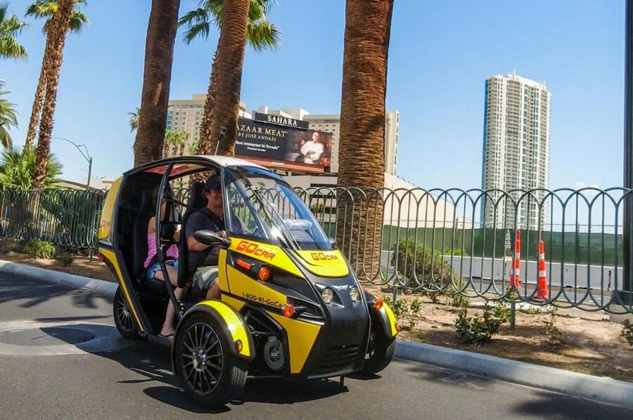Las Vegas: GoCar Mob History Audio Tour & Mob Museum Ticket - Downtown Las Vegas and the first mob stories