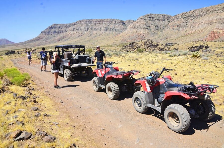 Las Vegas: Grand Canyon North ATV Tour with Scenic Flight - Landing near Bar 10 Ranch