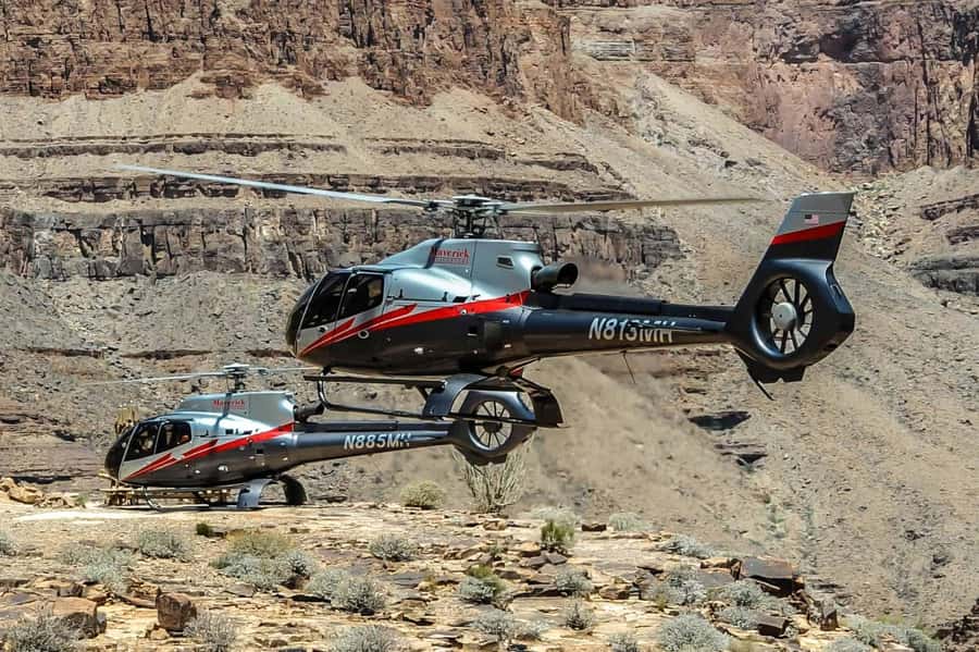 Las Vegas: Grand Canyon West Rim Tour with Helicopter Flight - Eagle Point and the glass Skywalk