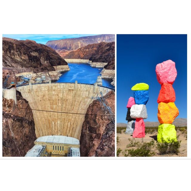 Las Vegas: Hoover Dam and Seven Magic Mountains Tour - The drive through Boulder City to Hoover Dam