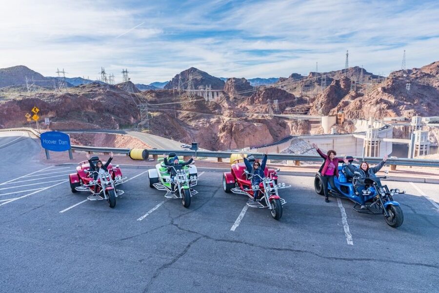 Las Vegas: Hoover Dam Trike Tour - Getting comfortable on the Rewaco trike
