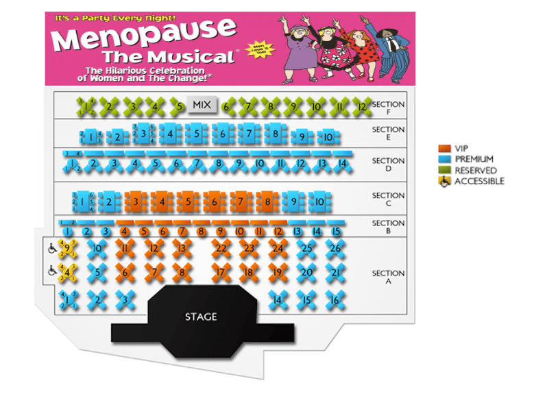 Las Vegas: Menopause the Musical at Harrah's Hotel & Casino - The atmosphere: warm comedy, cool room