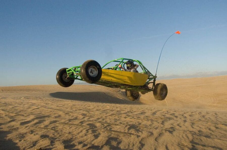 Las Vegas: Mini Baja Dune Buggy Chase Adventure - Safety gear and the first few minutes