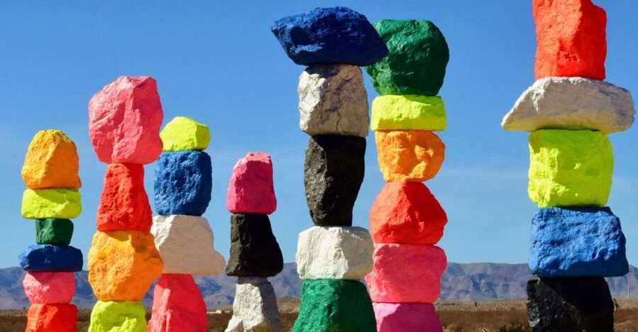 Las Vegas: Mojave Desert, 7 Magic Mountains, Vegas Sign Tour - What the van ride adds