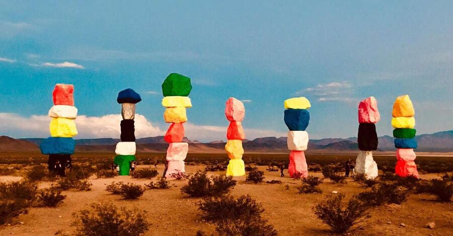Las Vegas: Mojave, Red Rock Sign and 7 Magic Mountains Tour - Red Rock Canyon and the Wilson Cliffs