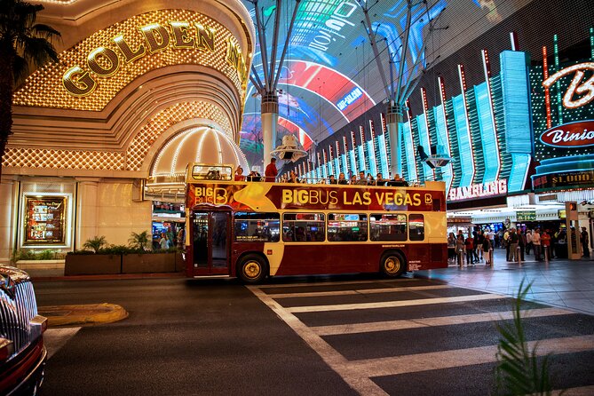 Las Vegas: Neon Museum Night Experience and Open-Top Bus Tour - Seeing the Strip from the upper deck