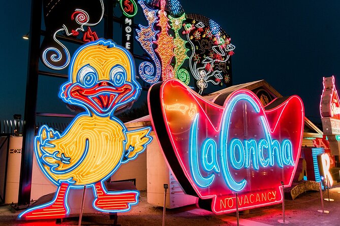 Las Vegas: Neon Museum Night Experience and Open-Top Bus Tour - The Welcome to Fabulous Las Vegas sign