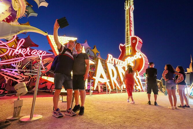 Las Vegas: Neon Museum Night Experience and Open-Top Bus Tour - Starting at Treasure Island at 8:15 pm