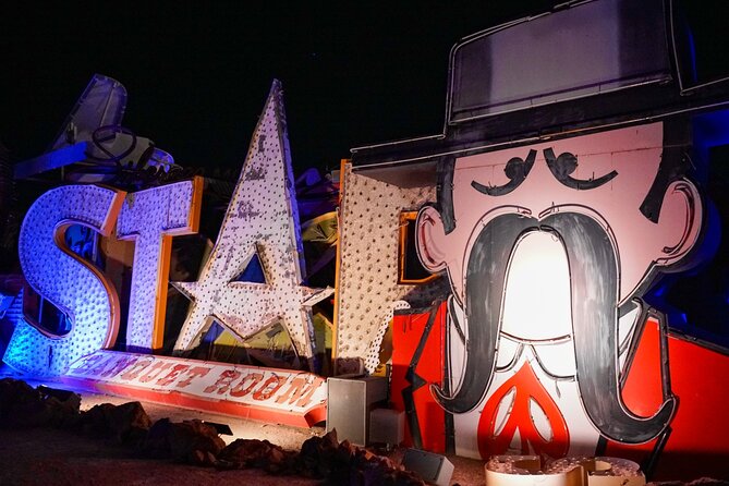 Las Vegas Night Flight by Helicopter with Neon Museum Admission - The transfer to the Neon Museum