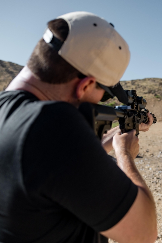 Las Vegas: Outdoor Shooting Range Experience with Instructor - Four firearms, four different lessons