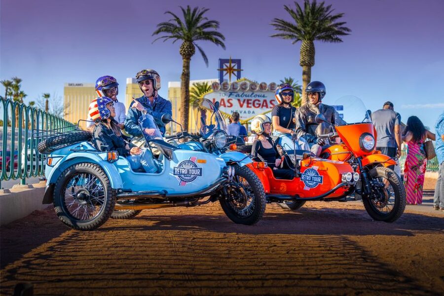 Las Vegas: Private Sidecar Motorcycle Tour of Vegas Strip - Paris, Bellagio, and the classic Las Vegas postcard