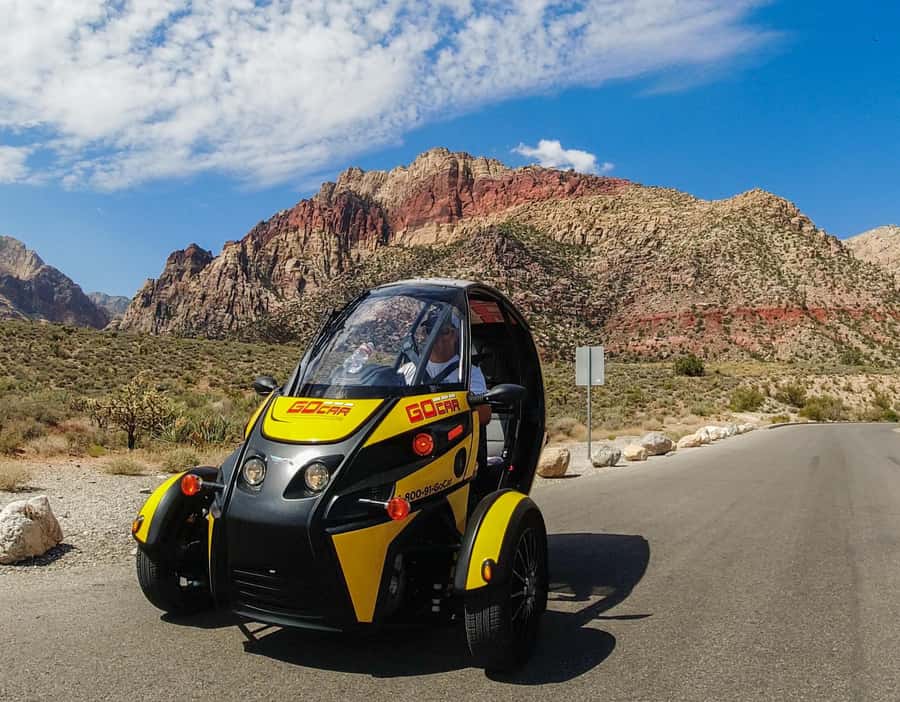 Las Vegas: Red Rock Canyon Ticket and Audio Tour in a GoCar - From Las Vegas to the red sandstone