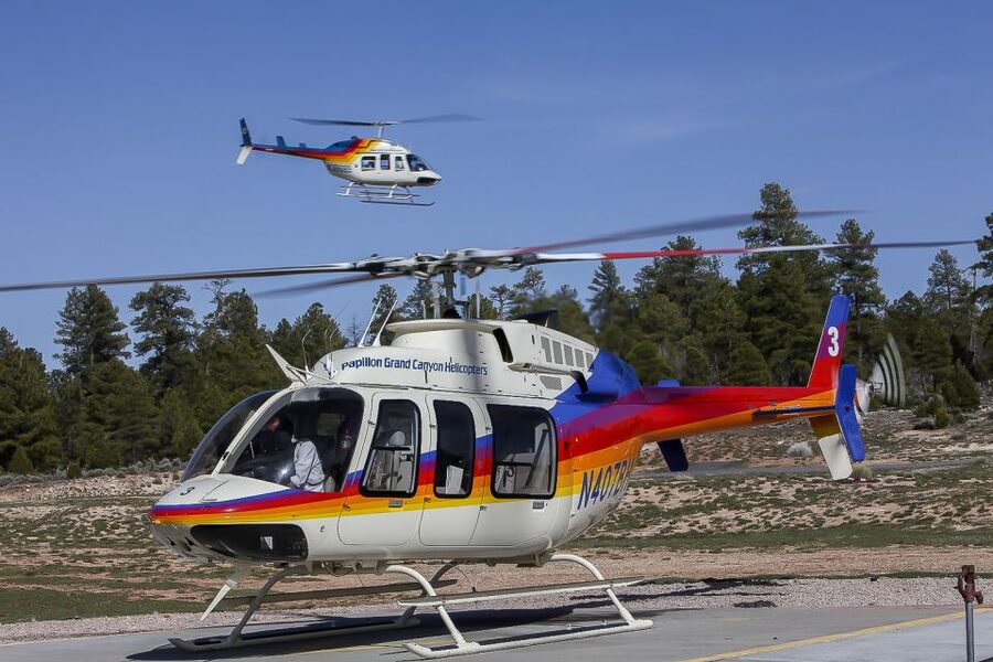 Las Vegas: Roundtrip Flight to Grand Canyon & Hummer Tour - The optional helicopter flight changes the scale